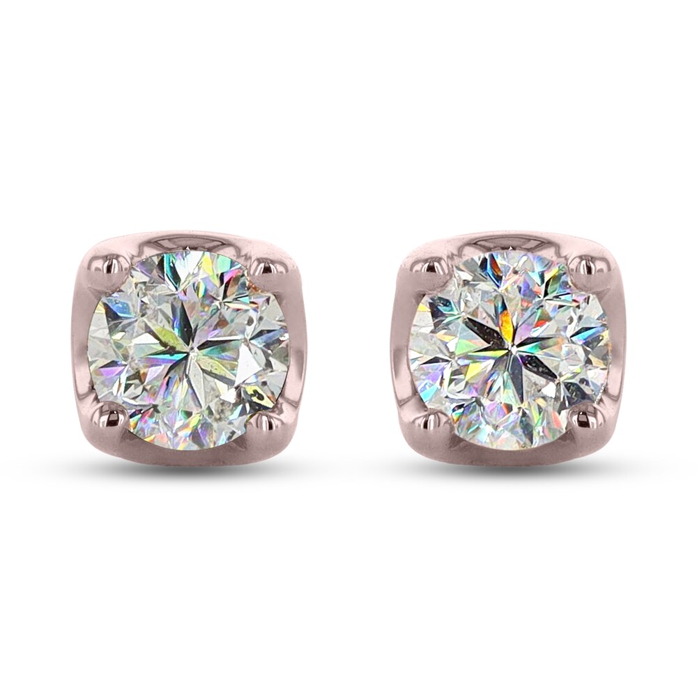THE LEO First Light Diamond Solitaire Earrings 2 ct tw 14K Rose Gold (I1/I) dKg1Veax THE LEO First Light Diamond Solitaire Earrings 2 ct tw 14K Rose Gold (I1/I) dKg1Veax
