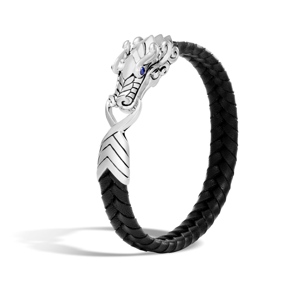 John Hardy Legends Naga 10MM Station Bracelet in Silver, Leather, Small dTdVRyCL John Hardy Legends Naga 10MM Station Bracelet in Silver, Leather, Small dTdVRyCL