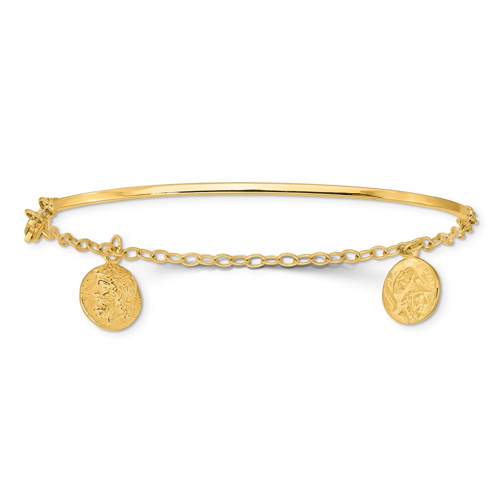 Roman Coin Bangle Chain Bracelet 14K Yellow Gold dXHCg2hA Roman Coin Bangle Chain Bracelet 14K Yellow Gold dXHCg2hA