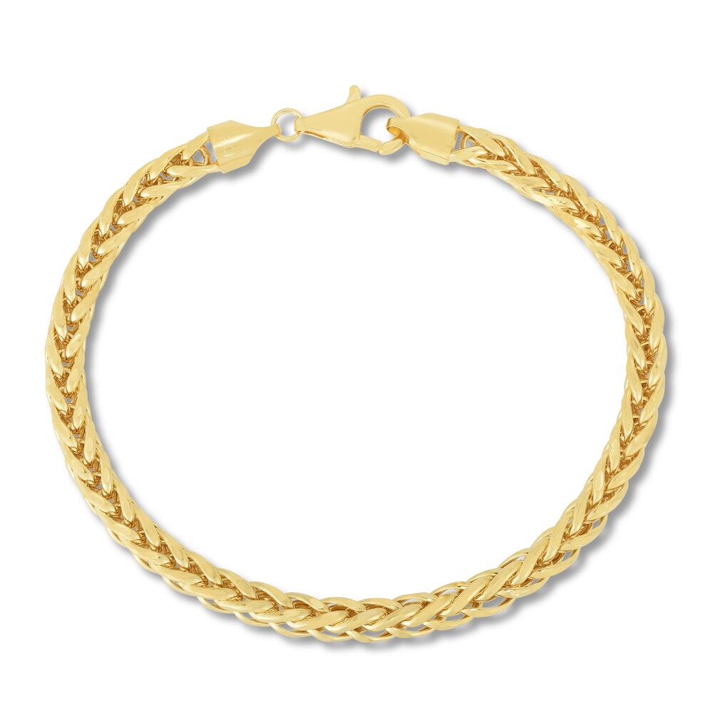 Diamond-Cut Franco Chain Bracelet 14K Yellow Gold 8.75" dbghF76I Diamond-Cut Franco Chain Bracelet 14K Yellow Gold 8.75" dbghF76I