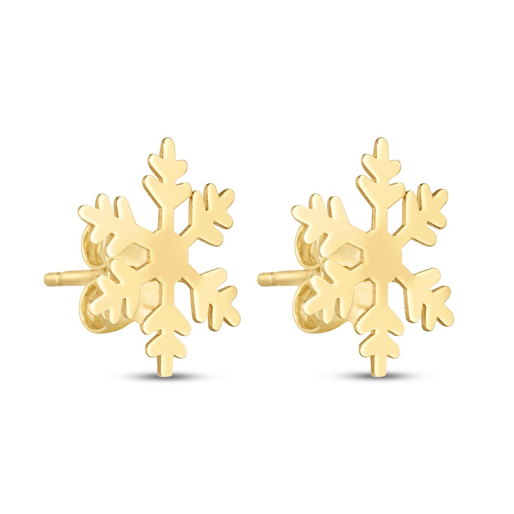 Snowflake Stud Earrings 14K Yellow Gold dpVSZnWM Snowflake Stud Earrings 14K Yellow Gold dpVSZnWM