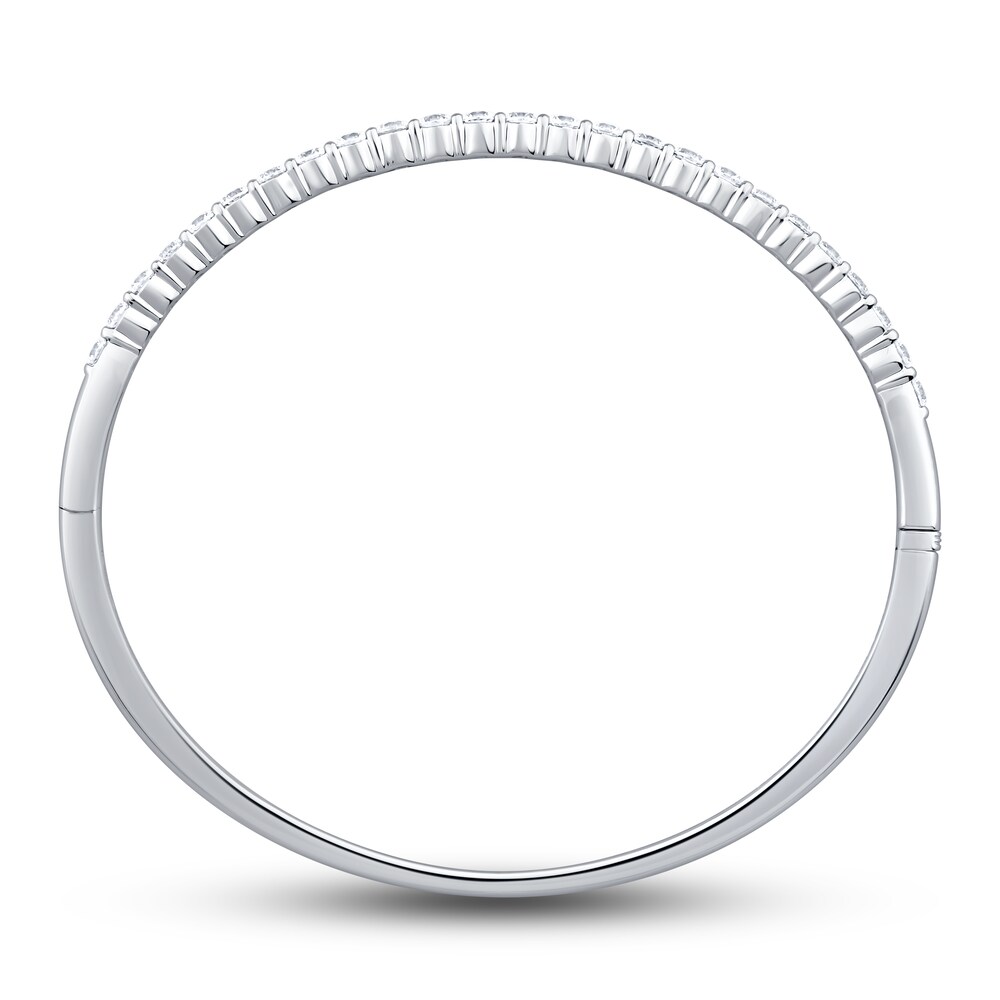 Diamond Bangle Bracelet 3 ct tw Round 14K White Gold duCGViZ3 Diamond Bangle Bracelet 3 ct tw Round 14K White Gold duCGViZ3