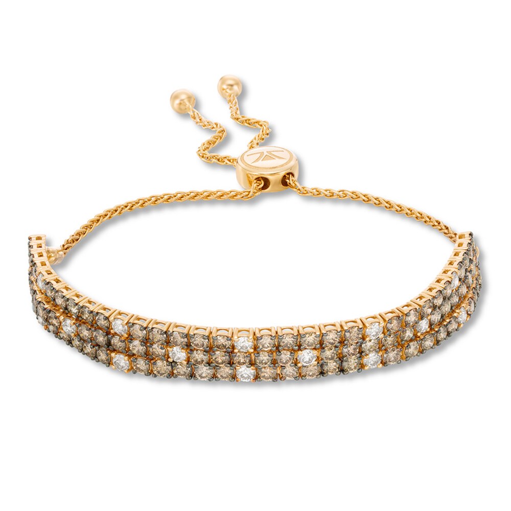 Le Vian Chocolate Diamond Bolo Bracelet 6 ct tw 14K Honey Gold dzIRCemX Le Vian Chocolate Diamond Bolo Bracelet 6 ct tw 14K Honey Gold dzIRCemX