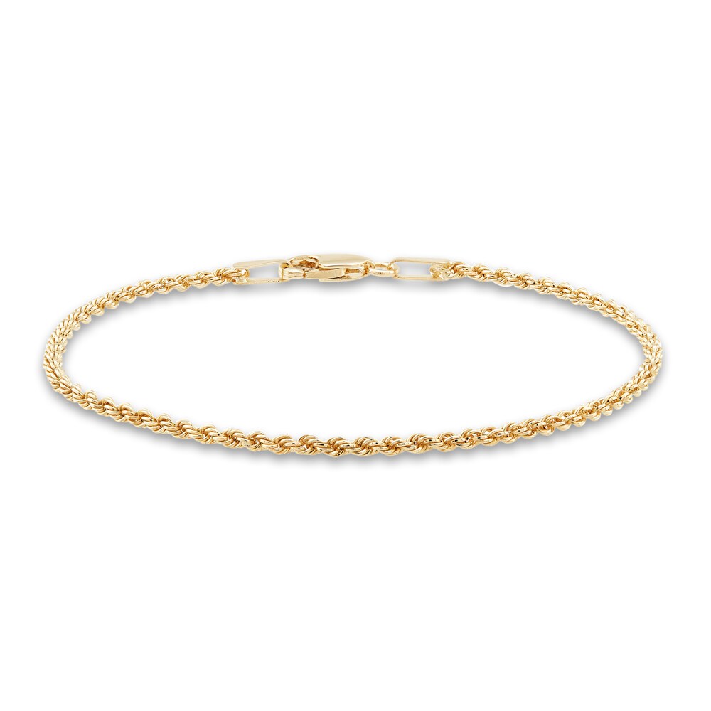 Children's Semi-Solid Glitter Rope Bracelet 14K Yellow Gold 6" e6g7Ziwc Children's Semi-Solid Glitter Rope Bracelet 14K Yellow Gold 6" e6g7Ziwc