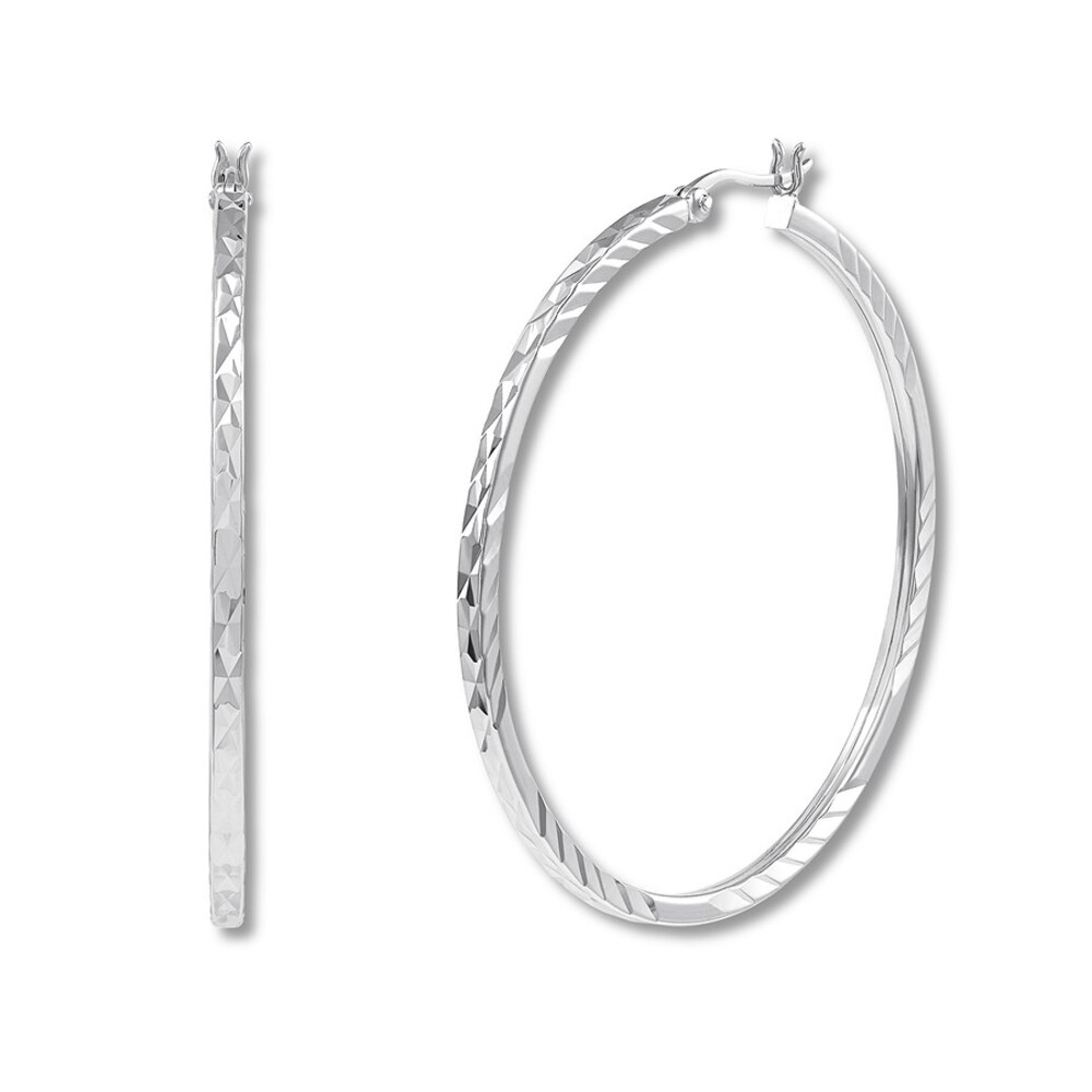 Ribbed Hoop Earrings Sterling Silver eDLebv23 Ribbed Hoop Earrings Sterling Silver eDLebv23