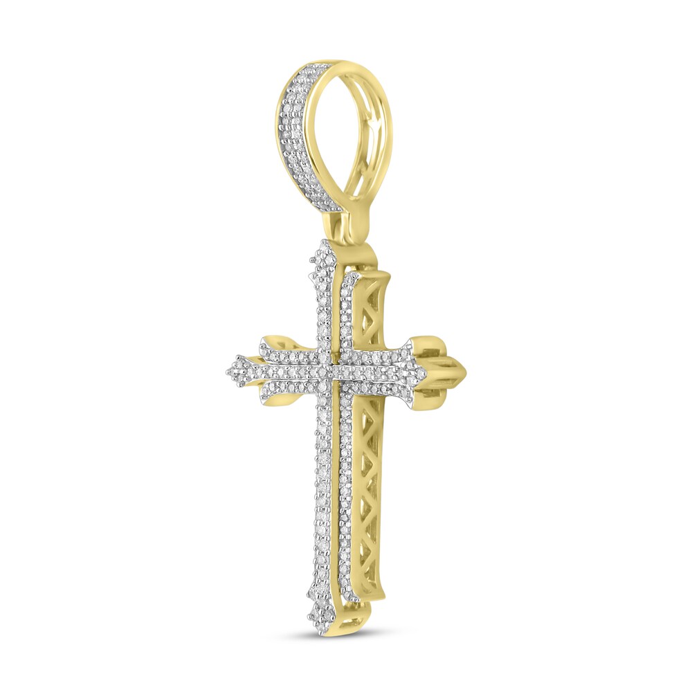 Men\'s Diamond Charm 1/2 ct tw Round 10K Yellow Gold/Rhodium eHIp7uPb Men\'s Diamond Charm 1/2 ct tw Round 10K Yellow Gold/Rhodium eHIp7uPb