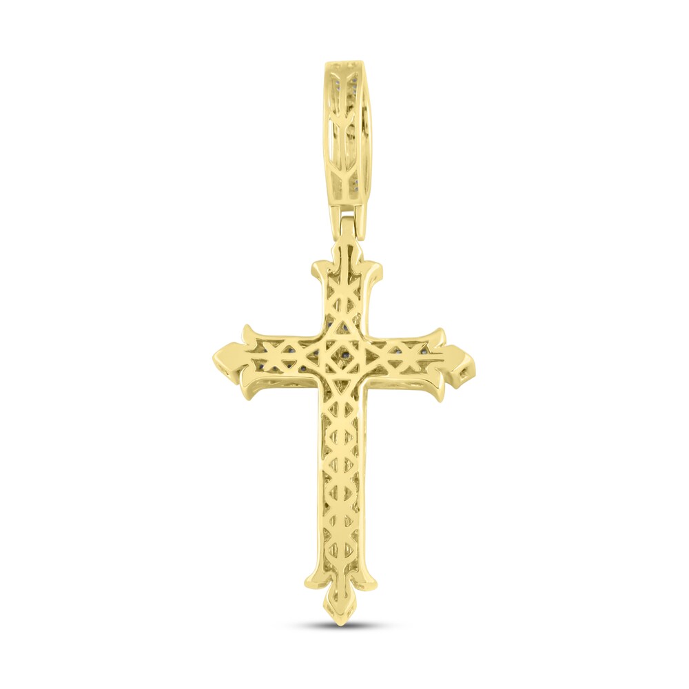 Men\'s Diamond Charm 1/2 ct tw Round 10K Yellow Gold/Rhodium eHIp7uPb Men\'s Diamond Charm 1/2 ct tw Round 10K Yellow Gold/Rhodium eHIp7uPb