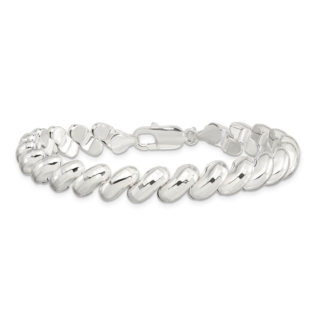 Fancy Diamond-cut San Marco Bracelet Sterling Silver egIDAZGq Fancy Diamond-cut San Marco Bracelet Sterling Silver egIDAZGq