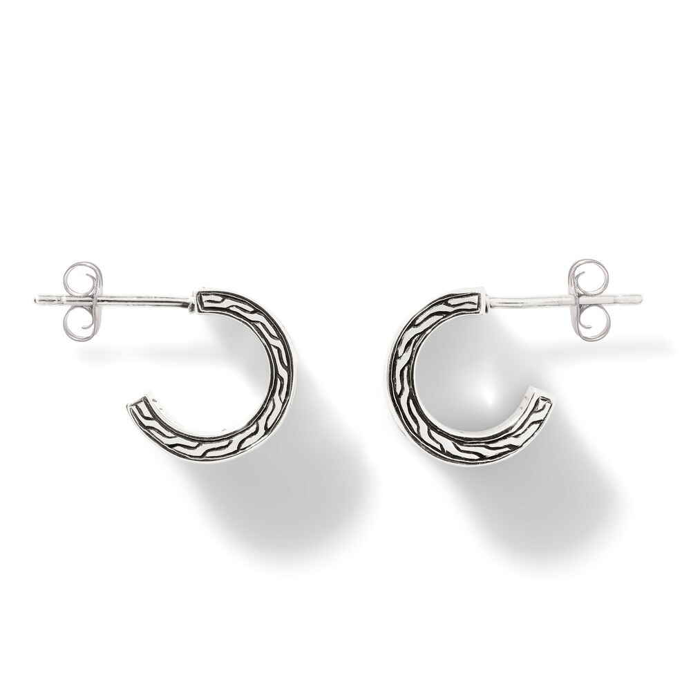 John Hardy Classic Chain Palu Hoop Earrings Sterling Silver/18K Yellow Gold-Plated elQuC7XU