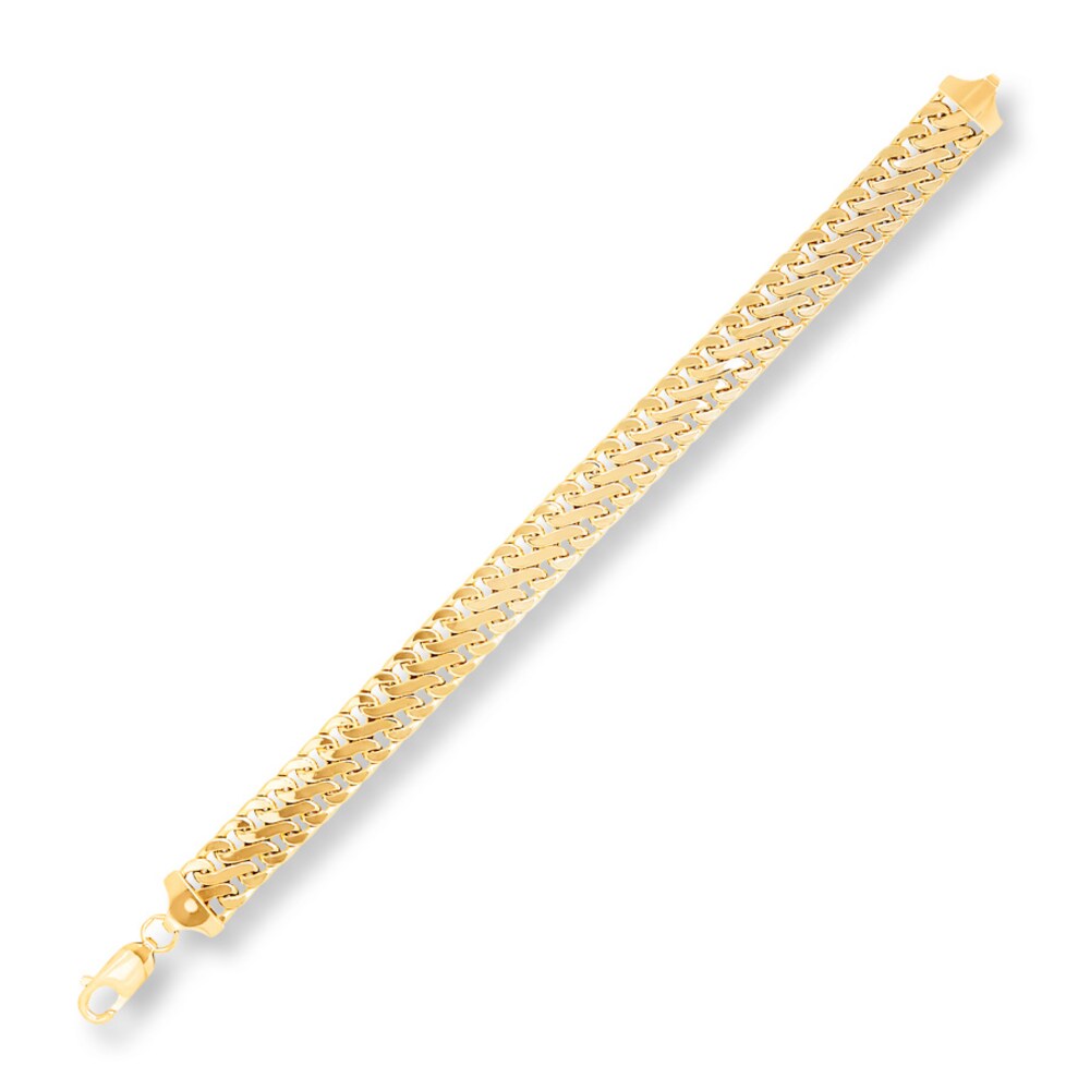Link Bracelet 14K Yellow Gold 7.5\" Length erMDDM4d Link Bracelet 14K Yellow Gold 7.5\" Length erMDDM4d