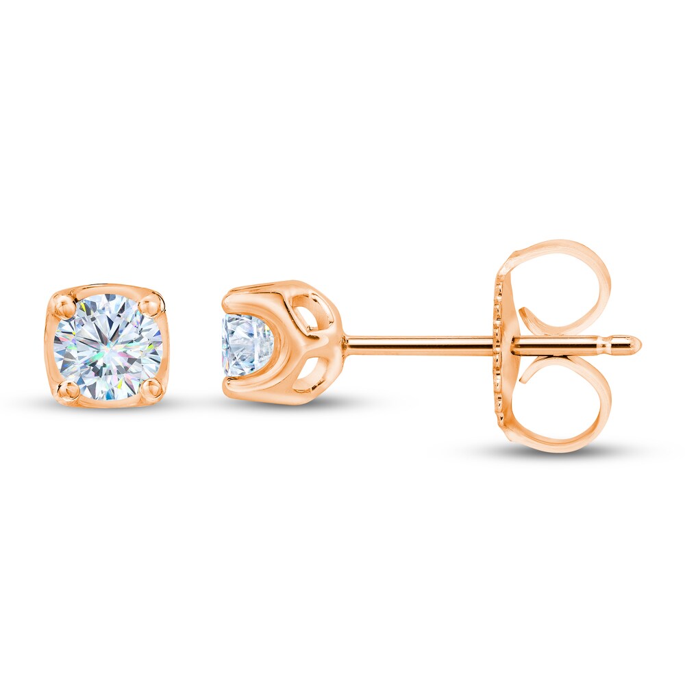 THE LEO First Light Diamond Solitaire Earrings 1/2 ct tw 14K Rose Gold (I1/I) fW4TOk4r THE LEO First Light Diamond Solitaire Earrings 1/2 ct tw 14K Rose Gold (I1/I) fW4TOk4r
