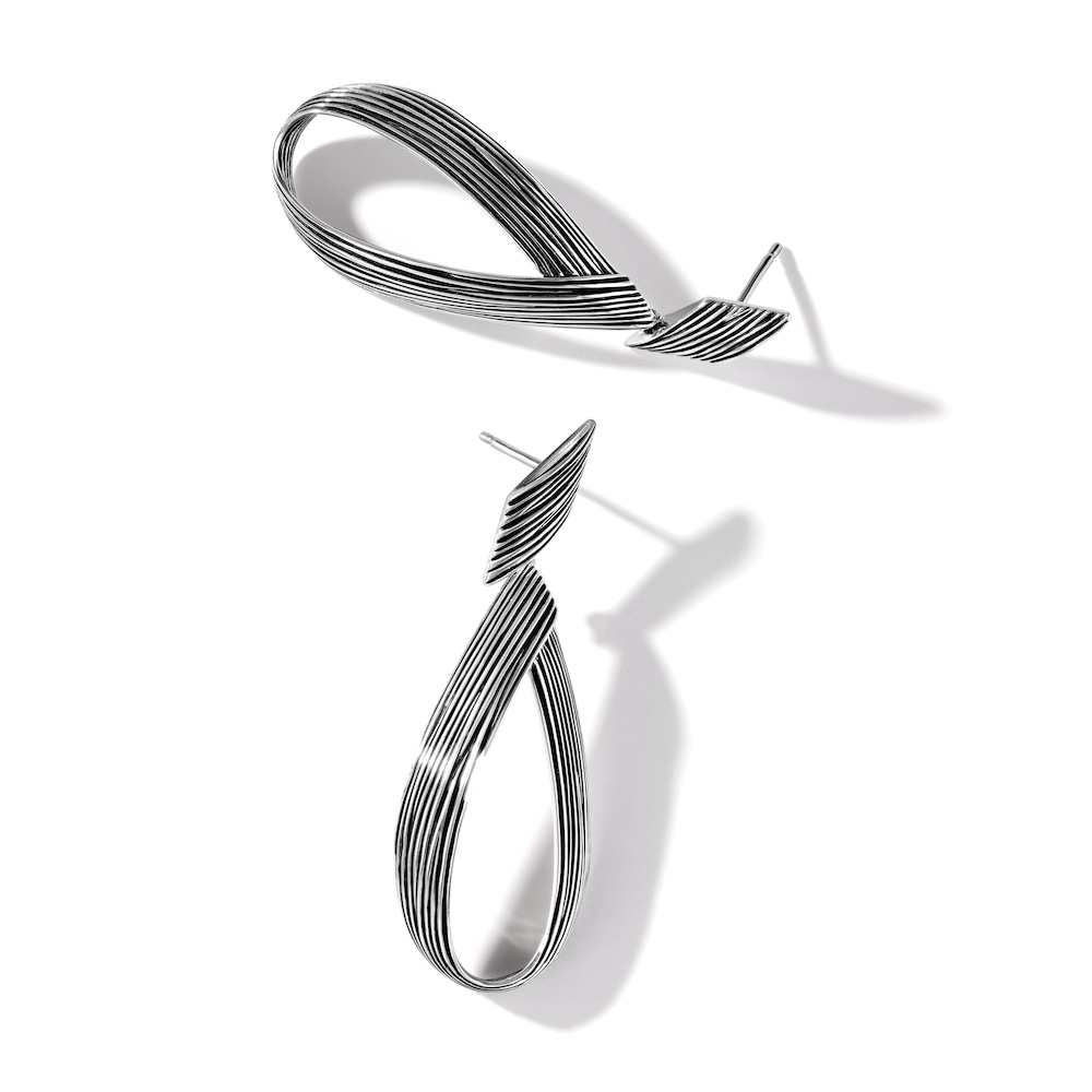 John Hardy Bamboo Drop Earrings Sterling Silver fwdHay8B John Hardy Bamboo Drop Earrings Sterling Silver fwdHay8B