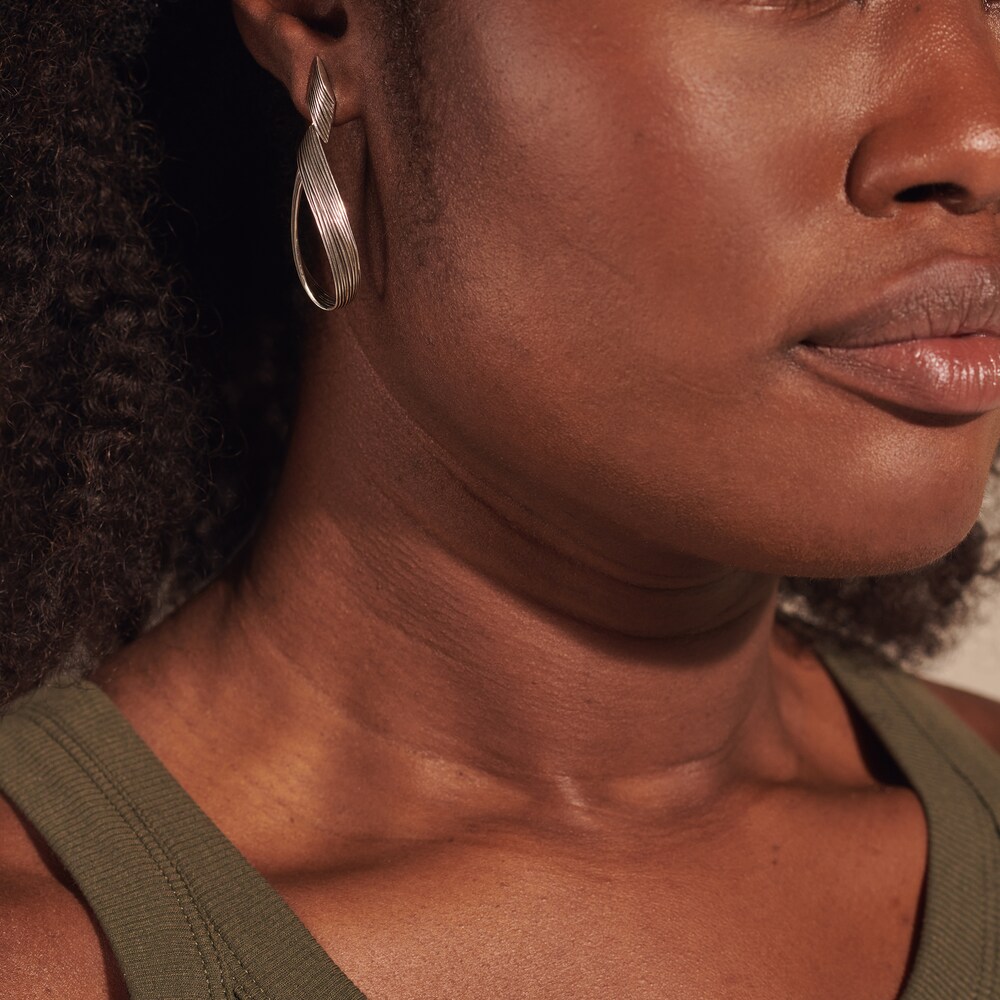 John Hardy Bamboo Drop Earrings Sterling Silver fwdHay8B John Hardy Bamboo Drop Earrings Sterling Silver fwdHay8B