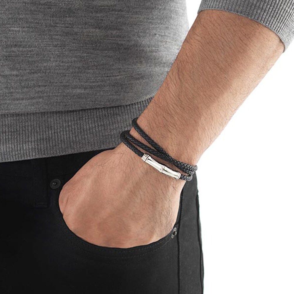 John Hardy Bamboo Wrap Bracelet in Silver, Small gTG0u1vA John Hardy Bamboo Wrap Bracelet in Silver, Small gTG0u1vA
