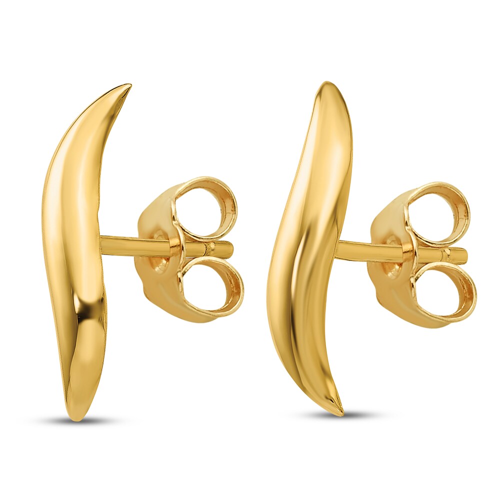 Fancy Stud Earrings 14K Yellow Gold gWCMHQ3D Fancy Stud Earrings 14K Yellow Gold gWCMHQ3D