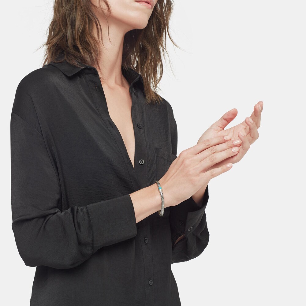 John Hardy Classic Chain 5MM Bracelet in Silver with Gemstone, Medium h192YwhR John Hardy Classic Chain 5MM Bracelet in Silver with Gemstone, Medium h192YwhR