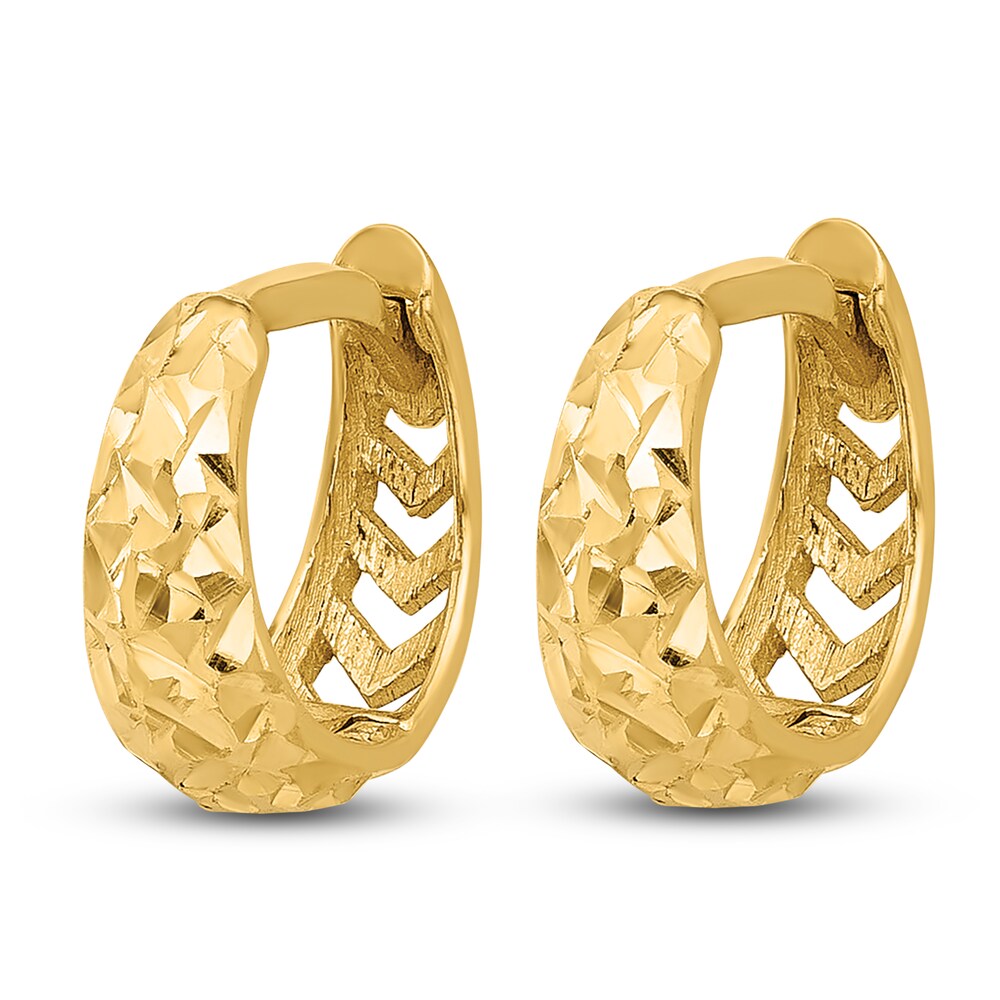 Textured Hoop Earrings 14K Yellow Gold 11mm h1t27eQd Textured Hoop Earrings 14K Yellow Gold 11mm h1t27eQd
