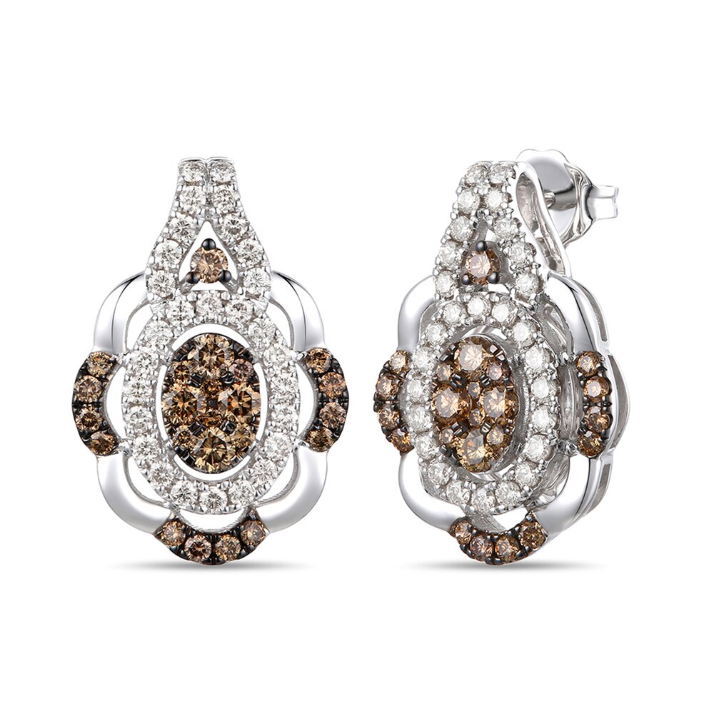 Le Vian Diamond Earrings 1-1/6 ct tw Round 14K Vanilla Gold i0vgIGmU Le Vian Diamond Earrings 1-1/6 ct tw Round 14K Vanilla Gold i0vgIGmU