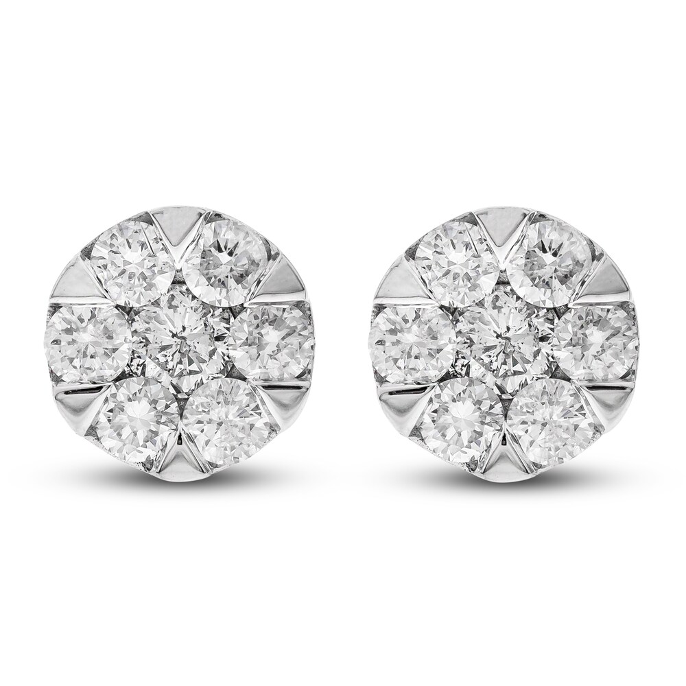 Diamond Stud Earrings 3/4 ct tw Round 14K White Gold i91pNVQz Diamond Stud Earrings 3/4 ct tw Round 14K White Gold i91pNVQz