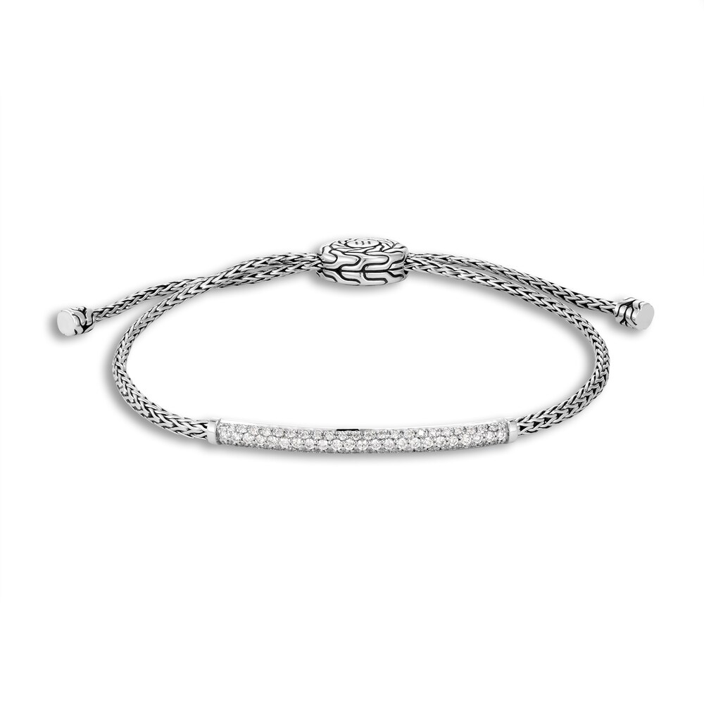 John Hardy Classic Chain Diamond Bolo Bracelet 1/2 ct tw Round Sterling Silver, Medium-Large iMzXUjGS John Hardy Classic Chain Diamond Bolo Bracelet 1/2 ct tw Round Sterling Silver, Medium-Large iMzXUjGS