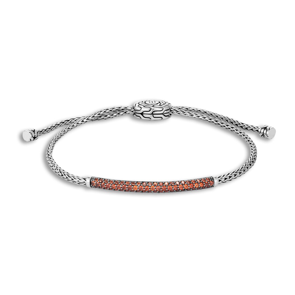 John Hardy Classic Chain Natural Garnet Bolo Bracelet Sterling Silver, Medium-Large iwhyGoar John Hardy Classic Chain Natural Garnet Bolo Bracelet Sterling Silver, Medium-Large iwhyGoar