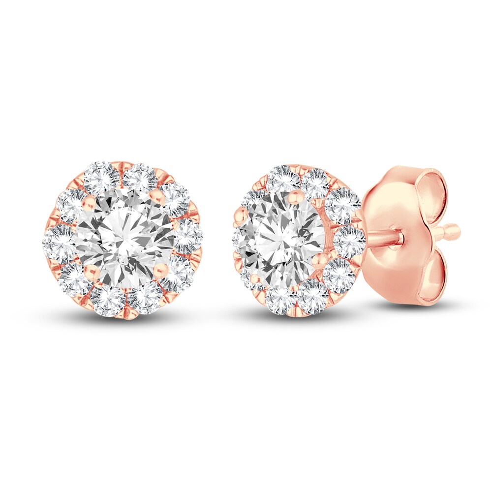 Diamond Stud Earrings 1/4 ct tw Round 14K Rose Gold izZAGfZ5 Diamond Stud Earrings 1/4 ct tw Round 14K Rose Gold izZAGfZ5