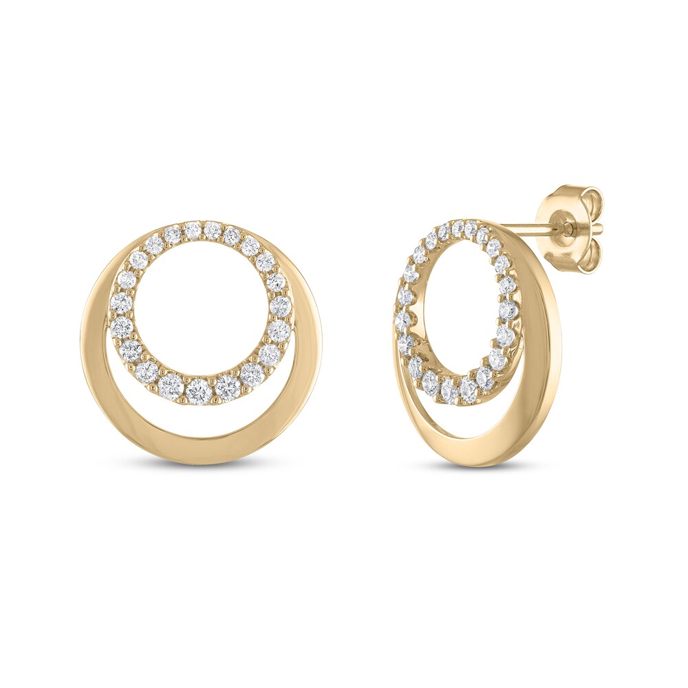 Diamond Earrings 3/8 ct tw Round 10K Yellow Gold jBWYz8vo Diamond Earrings 3/8 ct tw Round 10K Yellow Gold jBWYz8vo