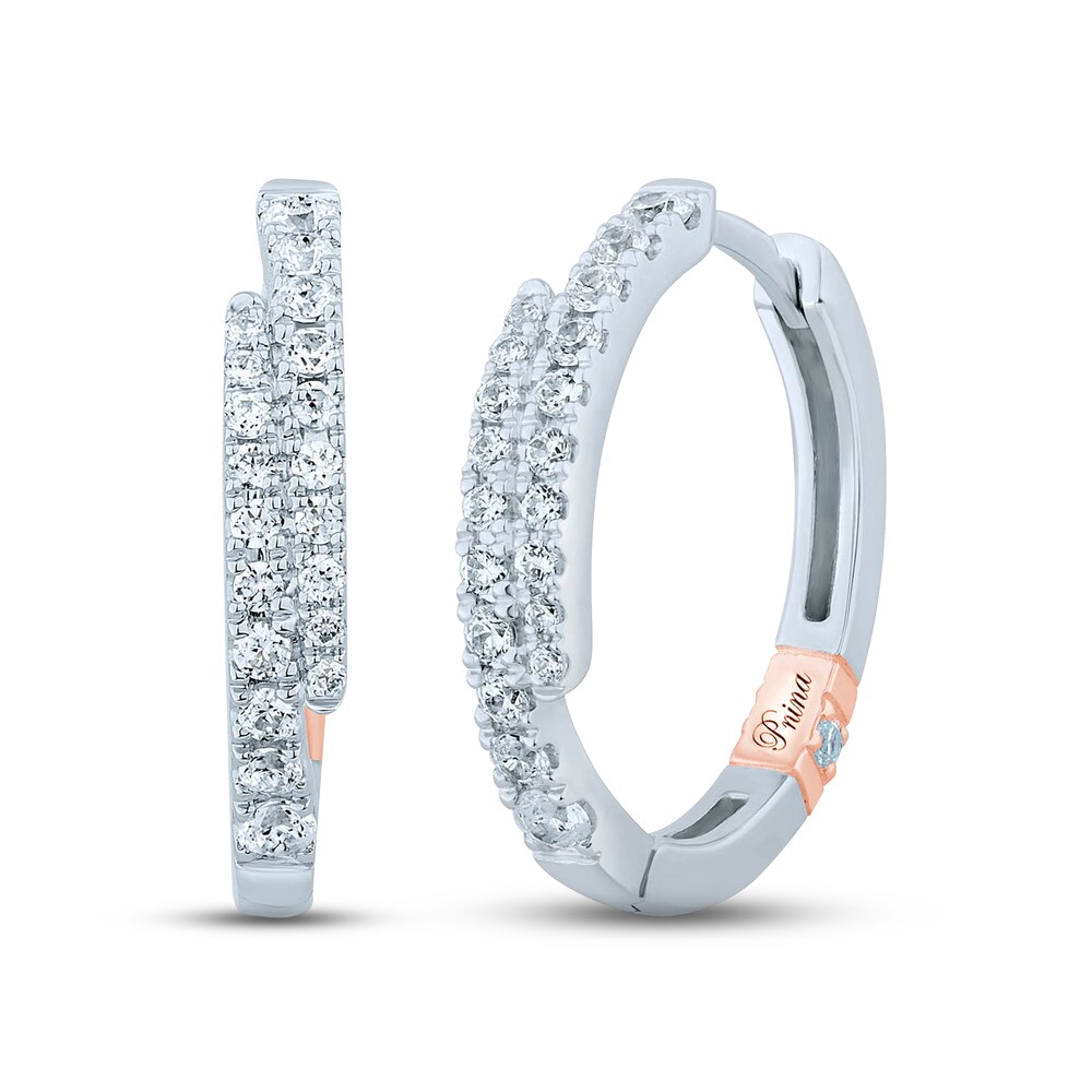 Pnina Tornai Diamond Earrings 1/2 ct tw Round 14K White Gold jZ3rMk20 Pnina Tornai Diamond Earrings 1/2 ct tw Round 14K White Gold jZ3rMk20