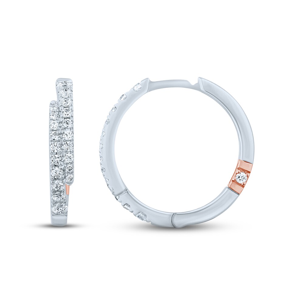 Pnina Tornai Diamond Earrings 1/2 ct tw Round 14K White Gold jZ3rMk20