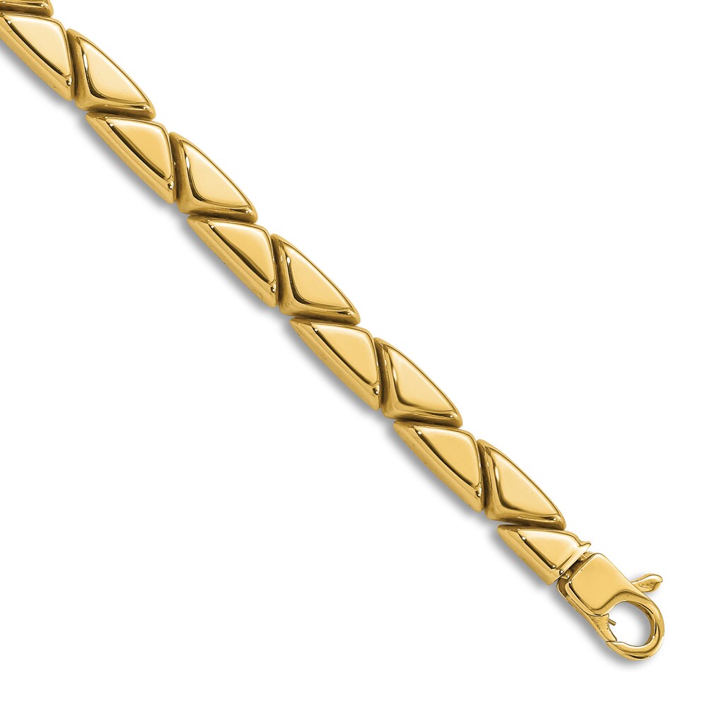 High-Polish Stampato Bracelet 14K Yellow Gold 7.5" kZu9veVn High-Polish Stampato Bracelet 14K Yellow Gold 7.5" kZu9veVn
