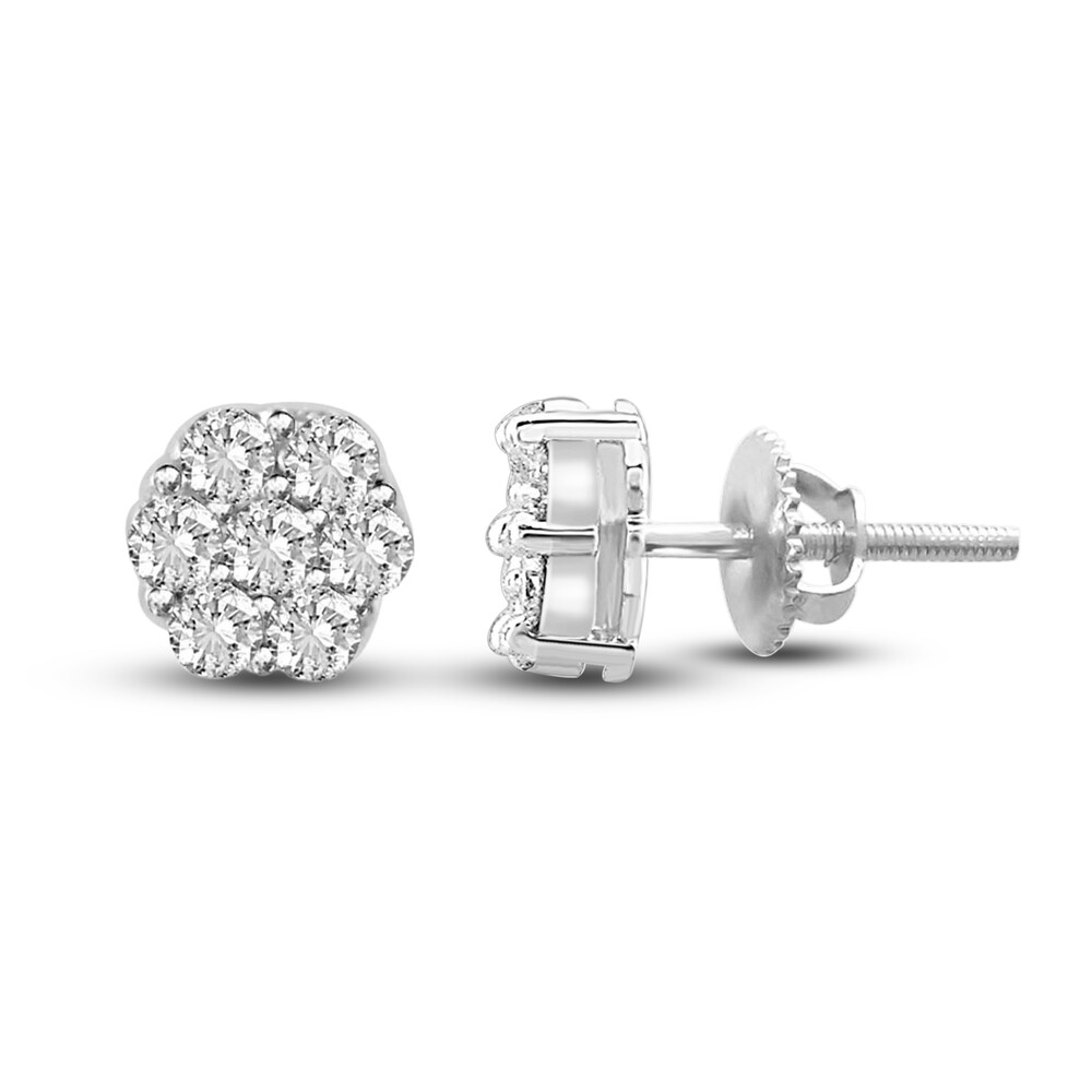 Diamond Earrings 1/3 ct tw Round 14K White Gold kham1ZyA Diamond Earrings 1/3 ct tw Round 14K White Gold kham1ZyA