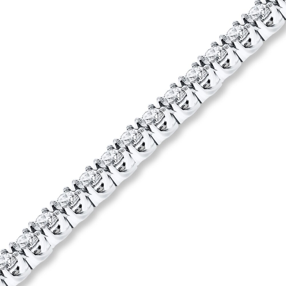Diamond Bracelet 5 ct tw Round-cut 14K White Gold knhT0B1v Diamond Bracelet 5 ct tw Round-cut 14K White Gold knhT0B1v