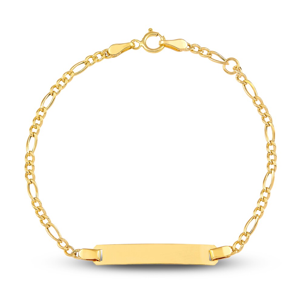 Rectangle ID Bracelet 14K Yellow Gold kx1mKYDM Rectangle ID Bracelet 14K Yellow Gold kx1mKYDM