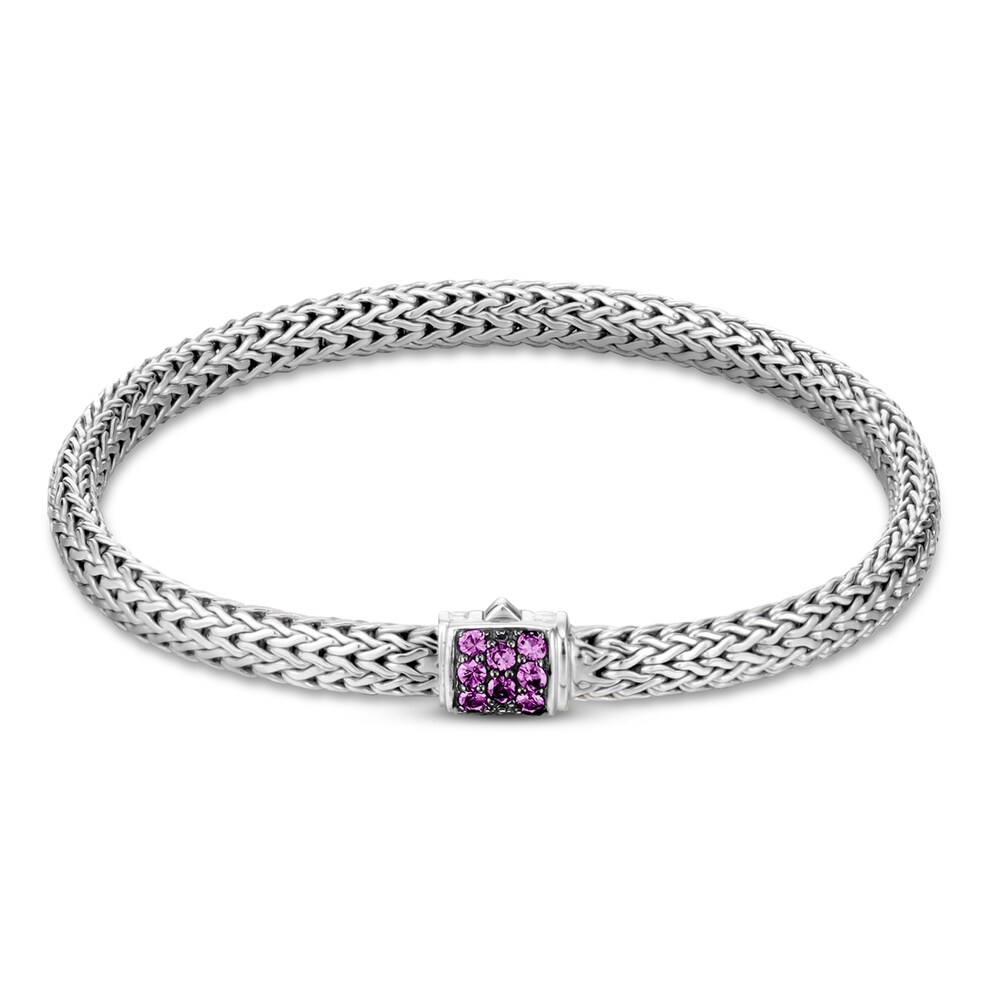 John Hardy Classic Chain Bracelet Amethyst Sterling Silver 6.5" lMQ3ml3d John Hardy Classic Chain Bracelet Amethyst Sterling Silver 6.5" lMQ3ml3d