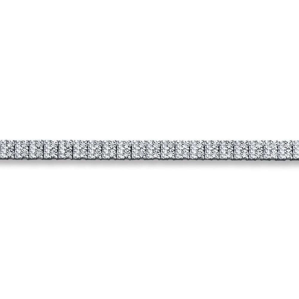 Diamond Bracelet 1/4 ct tw Round-cut Sterling Silver lMWwsUPX Diamond Bracelet 1/4 ct tw Round-cut Sterling Silver lMWwsUPX