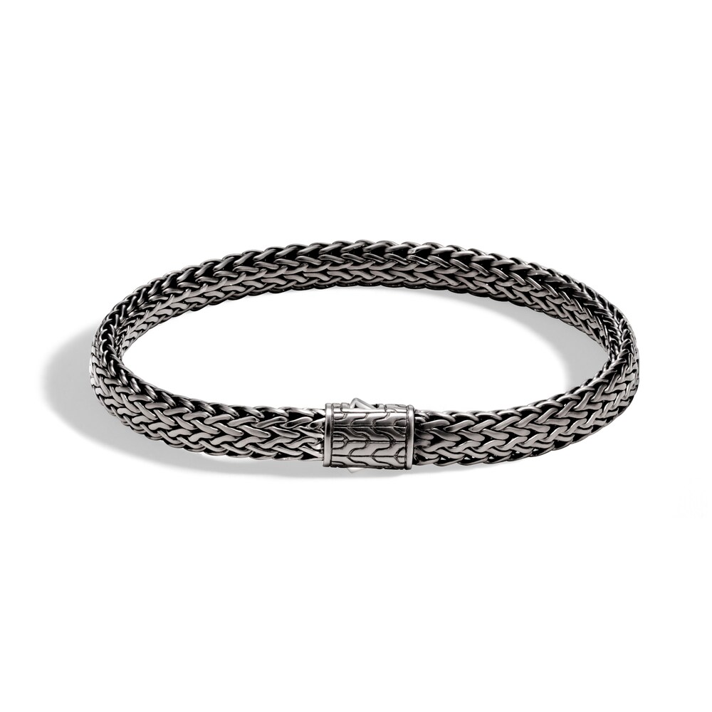John Hardy Classic Chain 6.5MM Bracelet in Blackened Silver, Small lhNSvbUb John Hardy Classic Chain 6.5MM Bracelet in Blackened Silver, Small lhNSvbUb