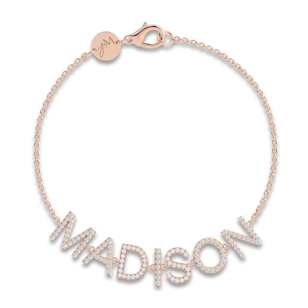 Juliette Maison Diamond Station Name Bracelet 1 ct tw Round 10K Rose Gold lu4WuXyj Juliette Maison Diamond Station Name Bracelet 1 ct tw Round 10K Rose Gold lu4WuXyj