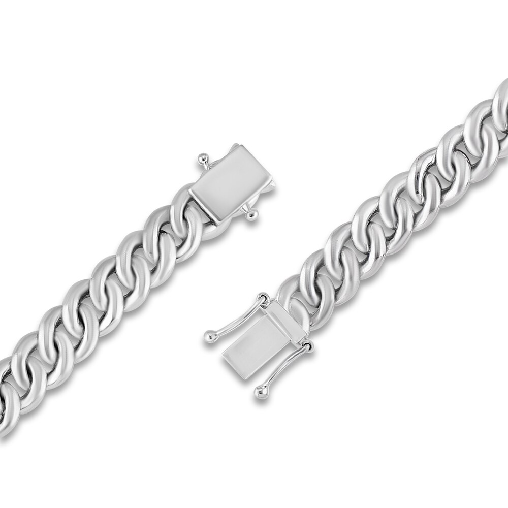 Diamond Cuban Link Bracelet 2-7/8 ct tw Round 10K White Gold 7\" lvHUvPXN Diamond Cuban Link Bracelet 2-7/8 ct tw Round 10K White Gold 7\" lvHUvPXN