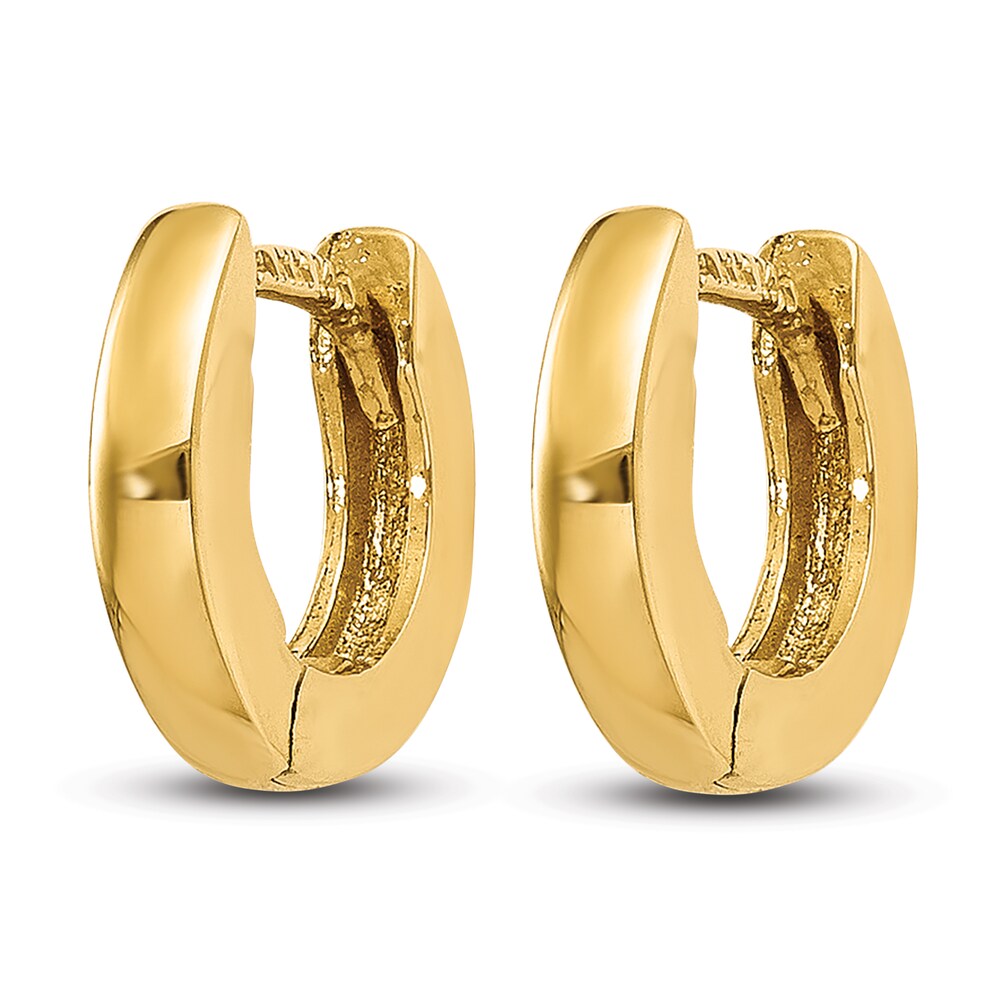 Hinged Hoop Earrings 14K Yellow Gold mSGNEAId Hinged Hoop Earrings 14K Yellow Gold mSGNEAId