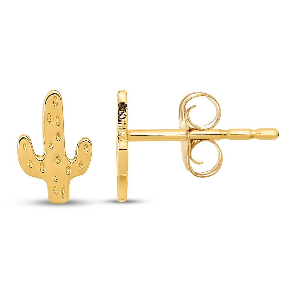 Cactus Stud Earrings 14K Yellow Gold nKtvA9Yu Cactus Stud Earrings 14K Yellow Gold nKtvA9Yu