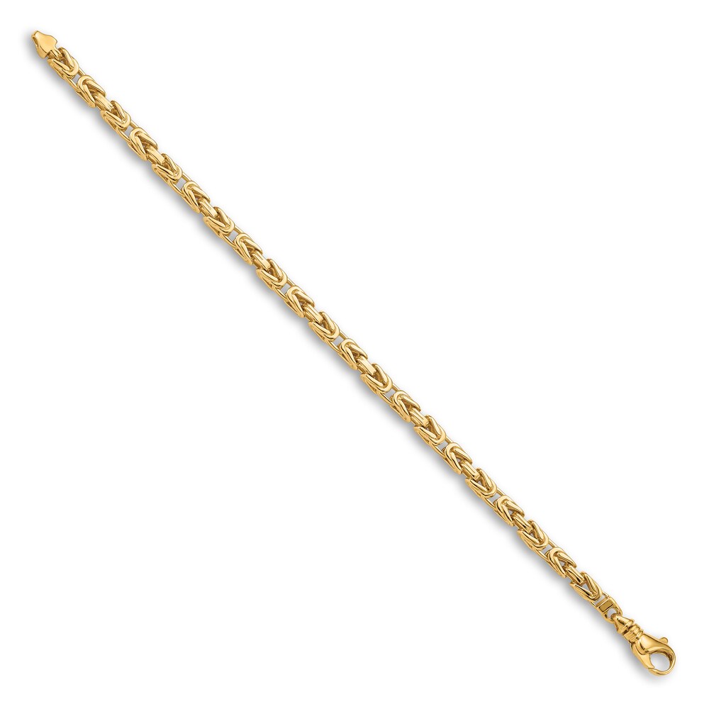 Men\'s Link Chain Bracelet 14K Yellow Gold 4.9mm 8.75\" ndsR2dPS Men\'s Link Chain Bracelet 14K Yellow Gold 4.9mm 8.75\" ndsR2dPS