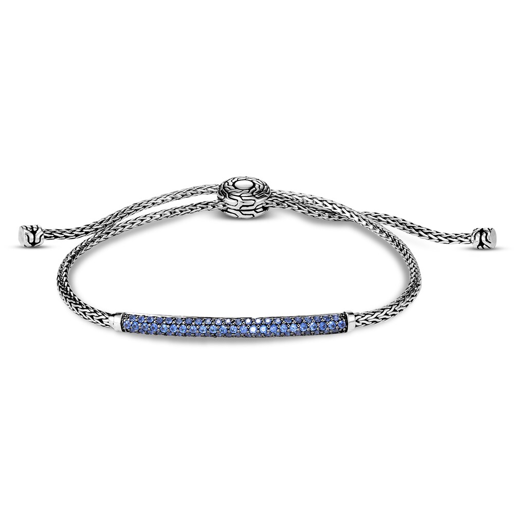John Hardy Classic Chain Station Pull Through Bracelet , Silver, Gemstone, Small - Medium nhtkEAWd John Hardy Classic Chain Station Pull Through Bracelet , Silver, Gemstone, Small - Medium nhtkEAWd