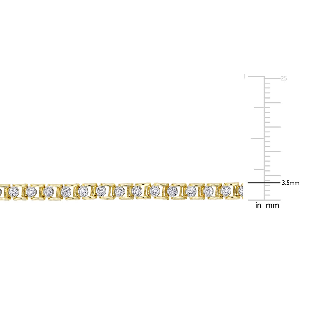 Diamond Tennis Bracelet 3/4 ct tw Round 18K Yellow Gold 7\" nicpaOZ2 Diamond Tennis Bracelet 3/4 ct tw Round 18K Yellow Gold 7\" nicpaOZ2