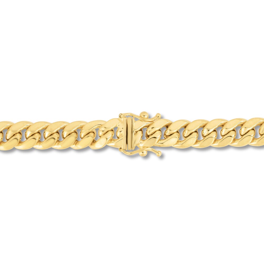 Miami Cuban Link Bracelet 14K Yellow Gold 8.5\" nuhC8HTo Miami Cuban Link Bracelet 14K Yellow Gold 8.5\" nuhC8HTo