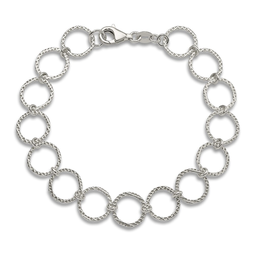 Link Bracelet Sterling Silver o52pKrno