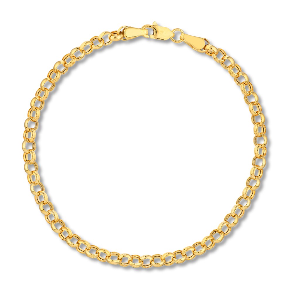 Rolo Chain Bracelet 14K Yellow Gold 7.25" oLdwXnAk Rolo Chain Bracelet 14K Yellow Gold 7.25" oLdwXnAk