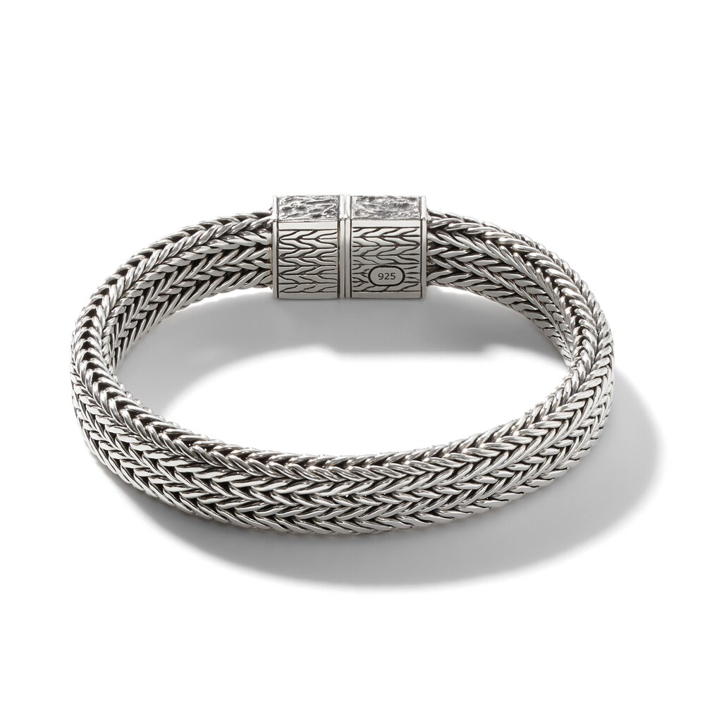 John Hardy Pusher Bracelet Sterling Silver - Medium oNpO5krN