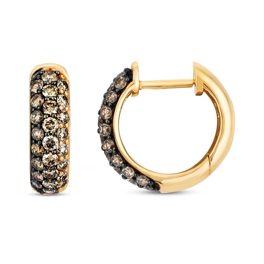 Le Vian Chocolate Ombre Earrings 1 carat tw 14K Strawberry Gold of2mrWiN Le Vian Chocolate Ombre Earrings 1 carat tw 14K Strawberry Gold of2mrWiN