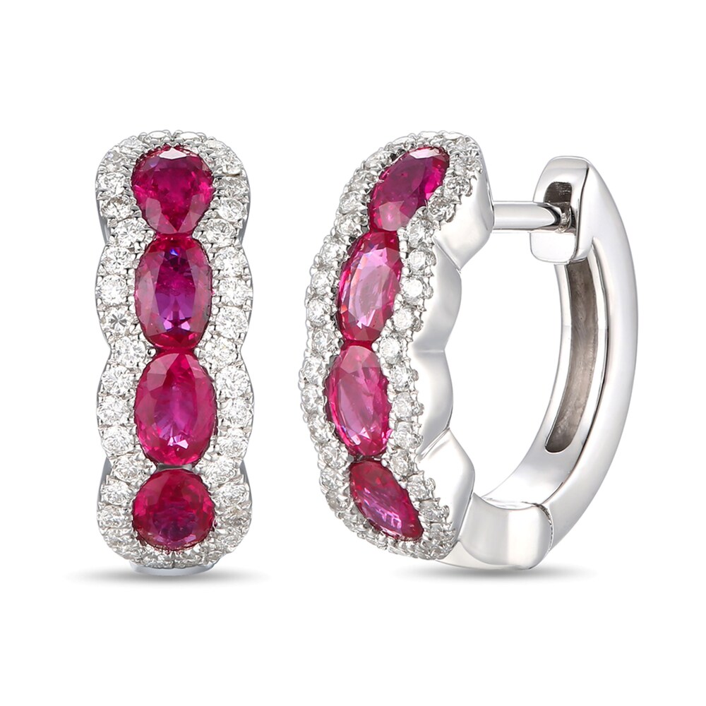 Le Vian Natural Ruby Earrings 1/3 ct tw Diamonds 14K Vanilla Gold pBjONNU5 Le Vian Natural Ruby Earrings 1/3 ct tw Diamonds 14K Vanilla Gold pBjONNU5