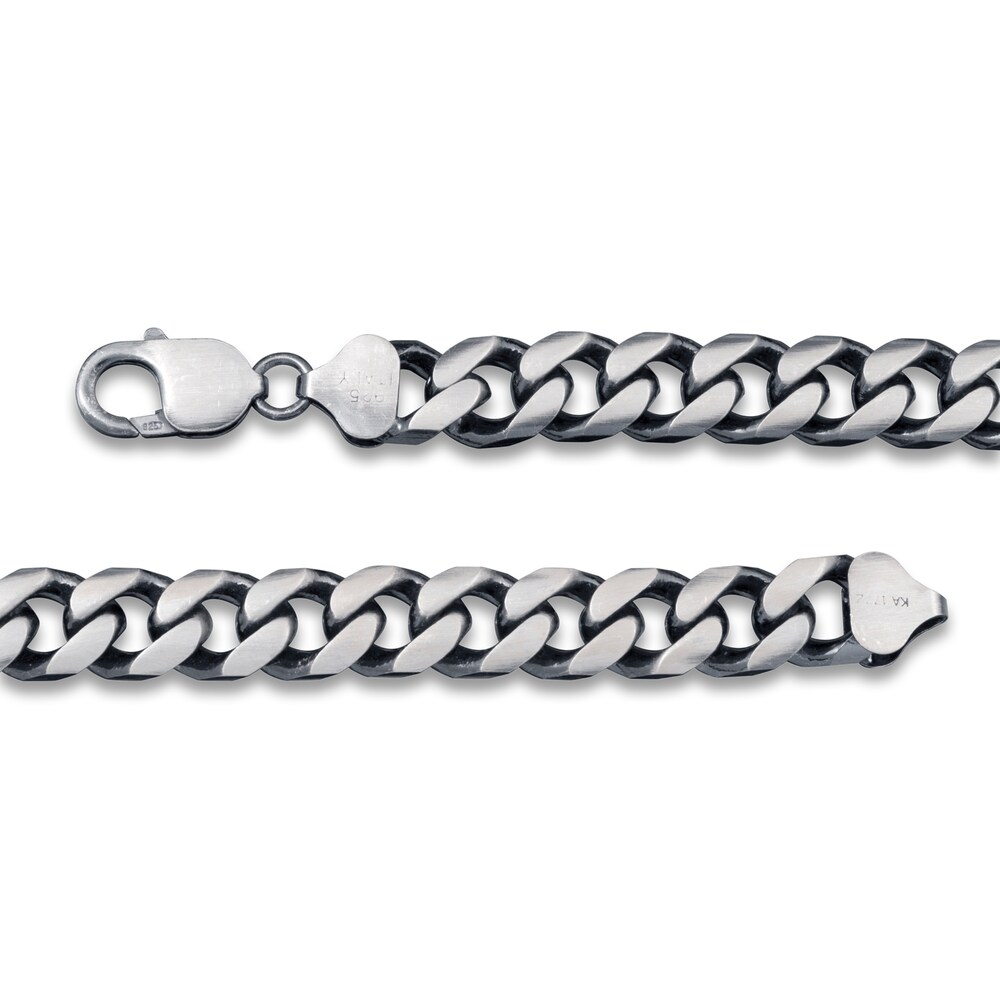 Miami Cuban Link Bracelet Sterling Silver 9\" 11.3mm pBs8pndc Miami Cuban Link Bracelet Sterling Silver 9\" 11.3mm pBs8pndc